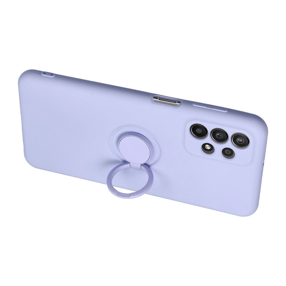 Husa Protectie cu Inel din Silicon pentru Samsung A34 - Mov - 3 | YEO